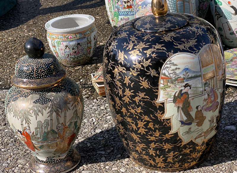 Satsuma-Vasen aus Japan